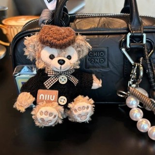 Thu Đông Retro Shirley Hoa Hồng Duffy Gấu Túi Mặt Dây Chuyền Xe Móc Khóa Nữ Sang Trọng Búp Bê Búp Bê Búp Bê Quà Tặng 12.19 XRJC