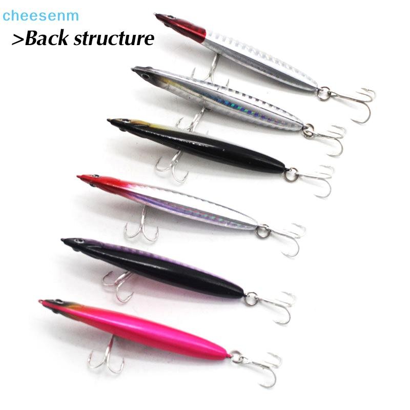Cheenm Đúc Dài Chìm Bút Chì Mồi Giả Mồi Cứng 10g / 14g / 18g / 24g Road Runner Mồi Warp Bass Mandarin Bass VN