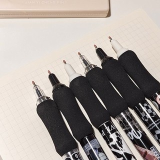 Set bút gel đen Mura Retro Black có đệm tay siêu êm
