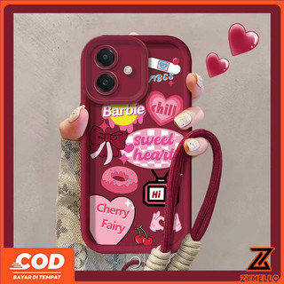 Ốp Lưng Cho OPPO Reno 13F 5GReno 12 Reno11 F Reno 11 5G Reno 10 5G Reno 8T Reno 8Z Reno7 Reno8 Reno5 Realme C65 C61 C55 C75 C53 C51 Note 50 Note 60 Vỏ Điện Thoại TPU Chống Sốc Nơ Trái Tim