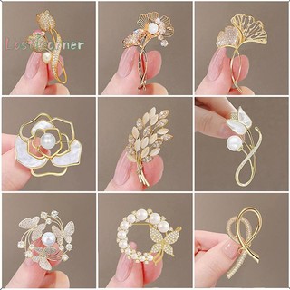 [Lostcorner] Trâm cài hoa hình chim đáng yêu thời trang dành cho nữ Áo khoác Ve áo Pin Áo len cố định chống chói Phụ kiện quần áo Quà tặng [Mới]