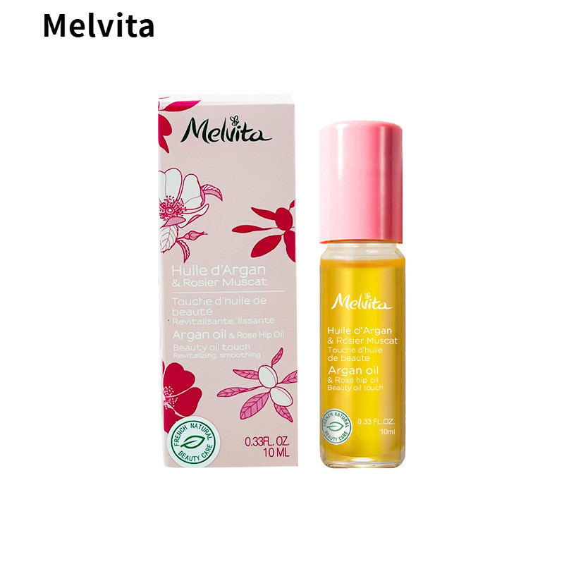 Dầu tinh chất chống nhăn Melvita kết cấu nhẹ 10ml làm sáng đường nhăn quanh mắt M9WW