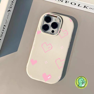 Ốp Điện Thoại Hình Bầu Dục Cho Vivo Y03 Y18 Y18E Y17S Y28 Y02 Y01 Y15S Y15A Y21S Y21A Y21T Y21G Y21E Y33S Y33T Y50 Y30i Vỏ Chống Rơi Hoạt Hình Dễ Thương Pixel Trái Tim Tình Yêu Vỏ Mềm Chống Sốc
