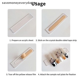 Cửa hàng làm móng chuyên nghiệp 60/66 miếng gel thạch trong suốt, công cụ dán móng tay