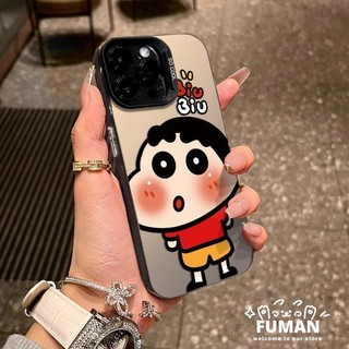 Vỏ Crayon Shin-chan dễ thương cho OPPO Realme Neo 7 GT6 GT5 P1 Pro 6i 5i 5s 5 Q5 C3 C1 Reno 6 5 Pro 5F 4F 4 Lite 5G 4G Vỏ bảo vệ ống kính Vỏ điện thoại chống rơi