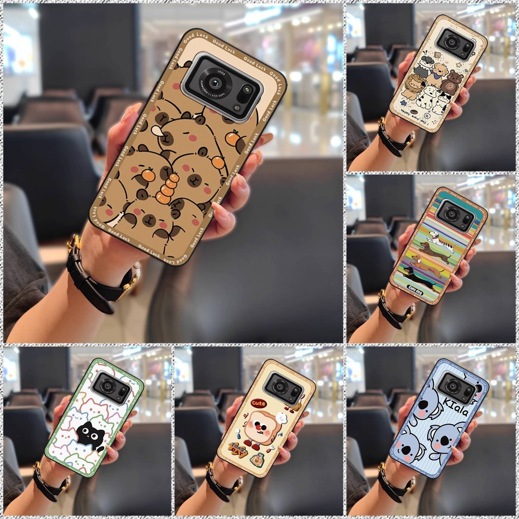 Túi Điện Thoại Dễ Thương Ốp Lưng Điện Thoại Sharp Aquos R6 / SH-51B / P6 / R6G TPU Bền Di Động Ốp Lưng Bảo Vệ Điện Thoại Thiết Kế Thời Trang Hoạt Hình Chống Bụi Chống Thấm Nước Vỏ Điện Thoại Di Động Graffiti
