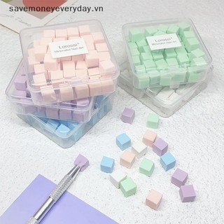[savemoneyeveryday] 50 Miếng Bọt Biển Vuông Puff Gel Nghệ Thuật Dụng Cụ Mỹ Phẩm Khối Đệm Cho Phụ Kiện Làm Móng