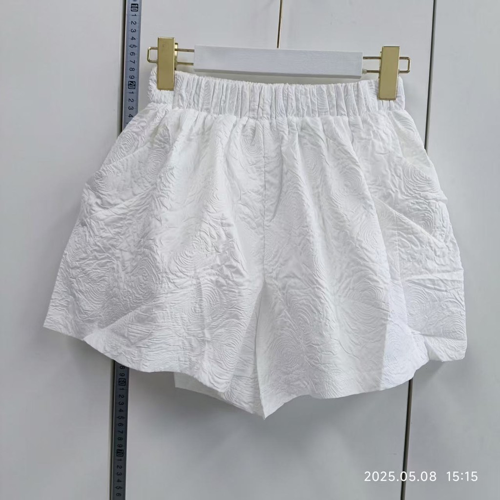 Quần short mùa hè Milyfashion dáng rộng phù hợp với phong cách mới nhăn lưng cao mỏng hơn Nhìn rộng quần thể thao thông thường