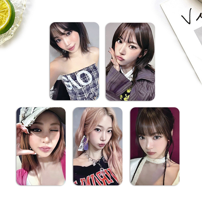 5-7 chiếc LESS 2025 EASY CRAZY HOT Album Lomo Cards Tiêu chuẩn nhỏ gọn TANNED GUAIAC MINI4 Photocards SAKURA KIM CHAEWON HUH YUNJIN KAZUHA HONG EUNCHAE SOLO Bưu thiếp YM