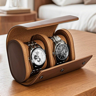Hộp đựng du lịch cuộn đồng hồ - 3 hộp đựng và sắp xếp đồng hồ-Bảo quản an toàn với gối có thể tháo rời sáng tạo & sắp xếp đồng hồ rắn