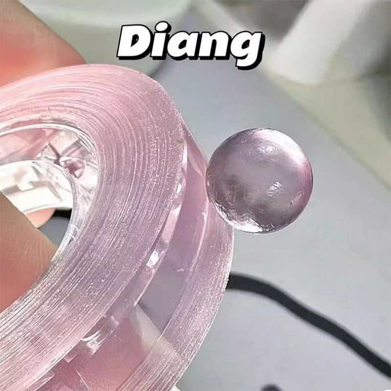 5 / 10 Cuộn Đồ Chơi Thư Giãn Dính Bóng Cán Băng DIY Nhiều Màu Sắc Cuộn Băng Dính