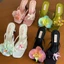 GIÁ RẺ 1 Đôi Dép Hoa Phalaenopsis, Bướm Phong Lan Trang Trí Khóa Giày Hoa Bướm Cổ Tích Thái Trên, Thiết Kế Cá Tính Phụ Kiện Giày Hoa Ngọt Ngào