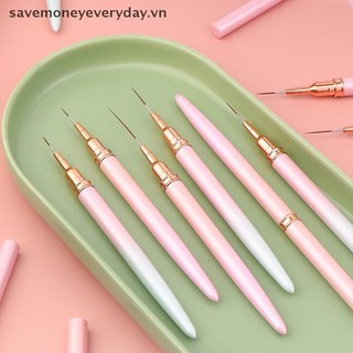 [savemoneyeveryday] 1 / 5 Cái Nail Art Liners Công cụ cọ sọc Dây siêu mỏng Chi tiết Vẽ tranh Bàn chải làm móng tay Dụng cụ bút làm móng tay [vn]