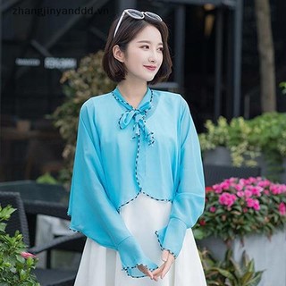 # yanddd # Xuân Hè Voan Cổ Giả Quần Áo Khăn Choàng Đi Ngoài Trời Điều In Chống Nắng Tay Áo Khăn Lụa Quấn.