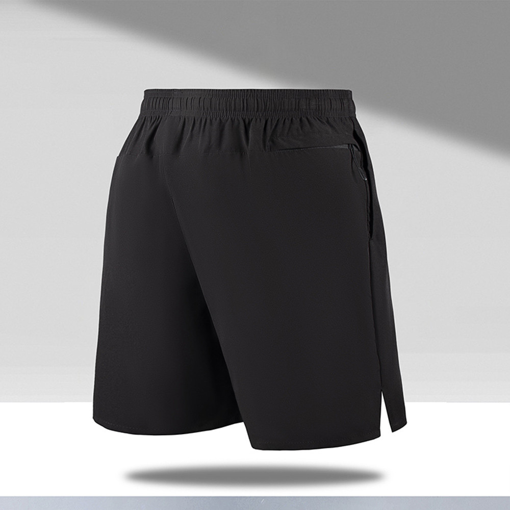 Quần short chạy bộ nam mùa hè bằng lụa băng thoáng khí Quần short khô nhanh theo dõi Marathon