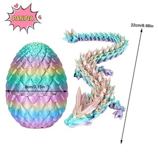 Pnpia 3D In Hình Rồng Trong Trứng Khớp Đầy Đủ Rồng Văn Phòng Nhà Xoay Rồng Trứng Khớp Quà Tặng Cho Trẻ Em Boutique