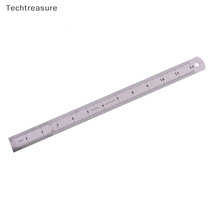 [Techtreasure] METAL RULER Thép không gỉ Cạnh thẳng Vẽ Cutg Mặt sau ...