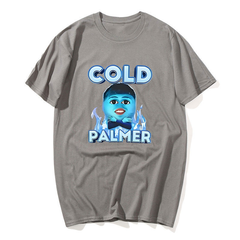 Lạnh Palmer Hài Hước Ngộ nghĩnh Meme Áo nam Nữ Bóng Đá Đồ Họa Tee Áo Sơ Mi Dạo Phố Áo Cotton Dạo Phố Trang Phục