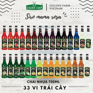 [Ảnh thật] Siro Mama Rosa chai nhựa 700ml