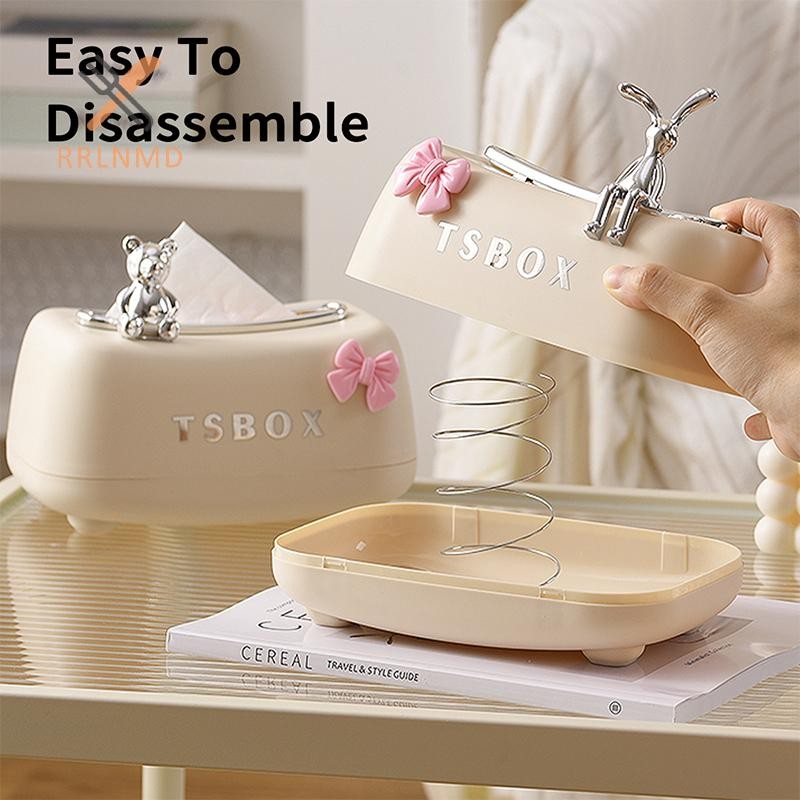 Rrlnmd Phim Hoạt Hình Hộp Đựng Khăn Ăn Với Mùa Xuân Nhà Khăn Giấy Hộp Đựng Khăn Giấy Hộp Bảo Quản Nhà Bếp Khăn Ăn Hộp Đựng MỚI
