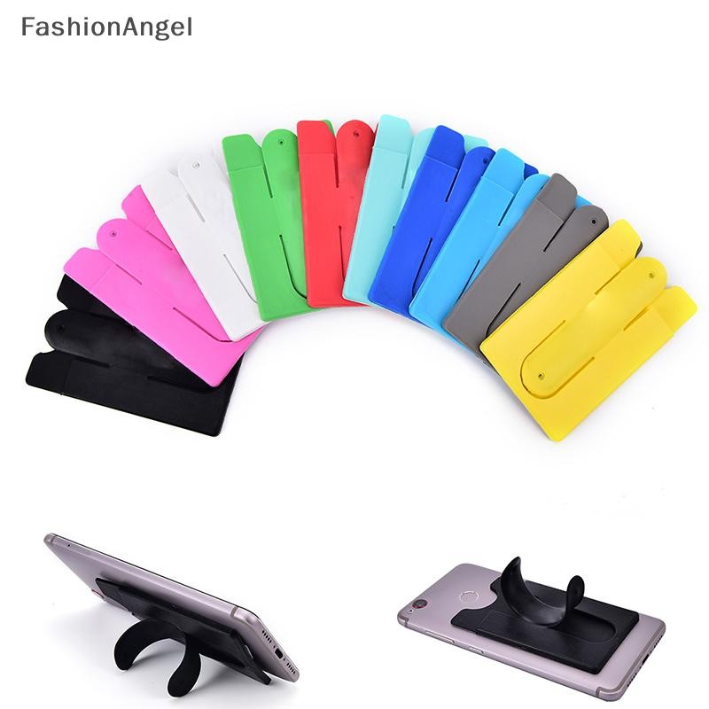 Fashionangel Touch U Shape Giá đỡ điện thoại di động bằng silicon có khe cắm thẻ Bán chạy VN