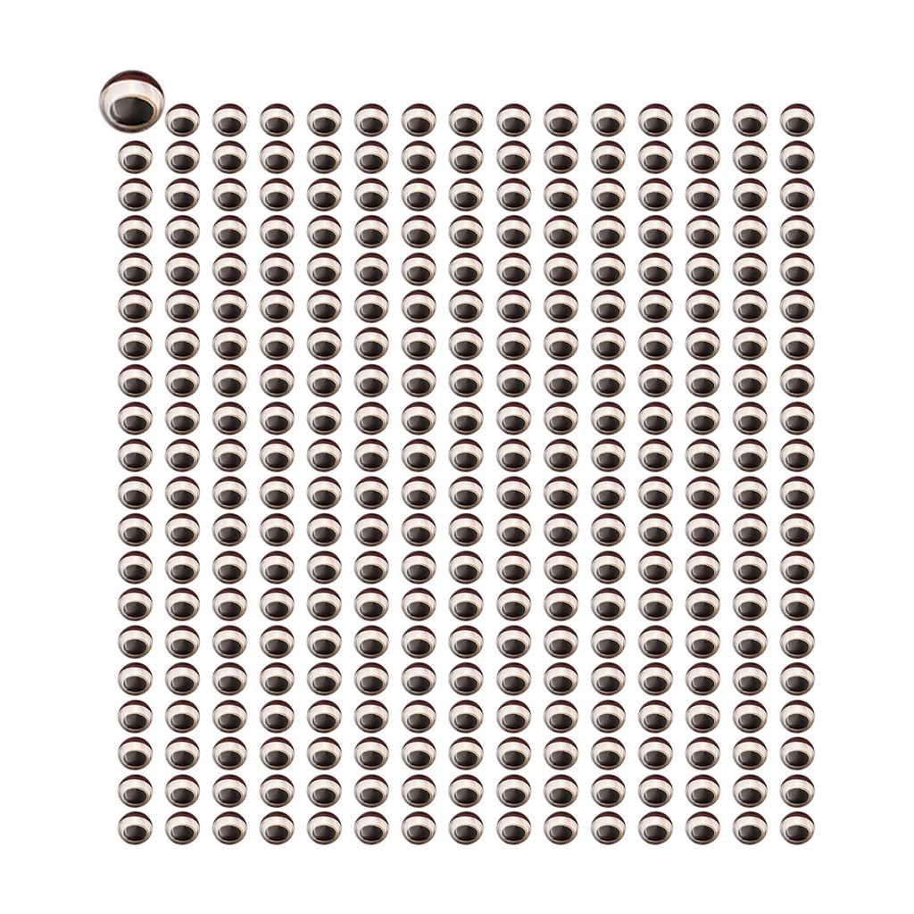 300 Mắt Rắn 3D Gắn Mồi Giả Câu Cá 3 / 4 / 5 / 6mm
