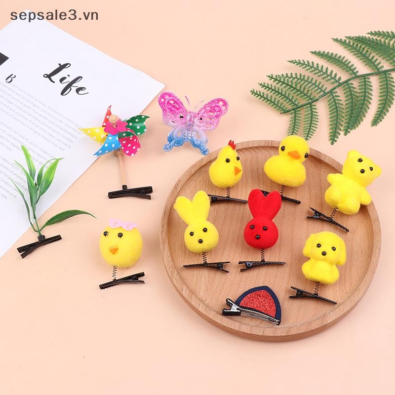 # Vn # Kẹp tóc vịt vàng nhỏ Phụ kiện tóc mùa xuân Mũ đội đầu Trẻ em Quà tặng Trang trí Giáng sinh vui nhộn.
