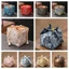 Túi vải dây rút DARON Teacup, Túi lưu trữ bộ đồ ăn in phong cách, Túi đựng đồ nhỏ chống vỡ đa chức năng di động đơn giản
