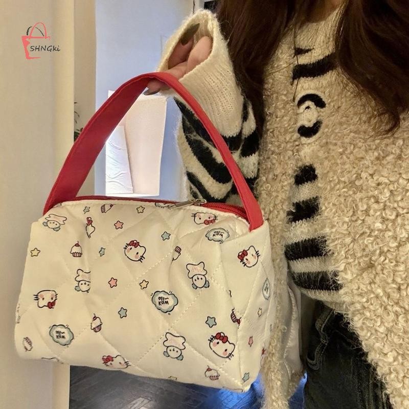 Shngki Kawaii Hello Kitty Túi Trang Điểm Sanrio KT Cat Dung Tích Lớn ...