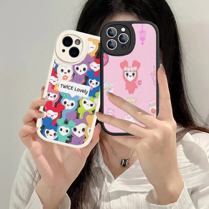 TP-1 L-Laburi T-Twice Lovelys Ốp Điện Thoại Da Cứng Cho IPhone 16 17.35 14 13 12 Mini 11 14 Pro Max Xs X Xr 7 8 Plus Fund