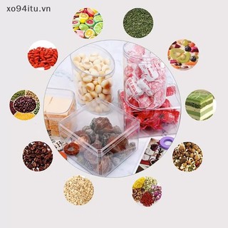 XOITU Hộp vuông Acrylic trong suốt có nắp / Hộp kẹo / Nhiều công dụng Hộp đựng trong suốt Hộp đựng VN