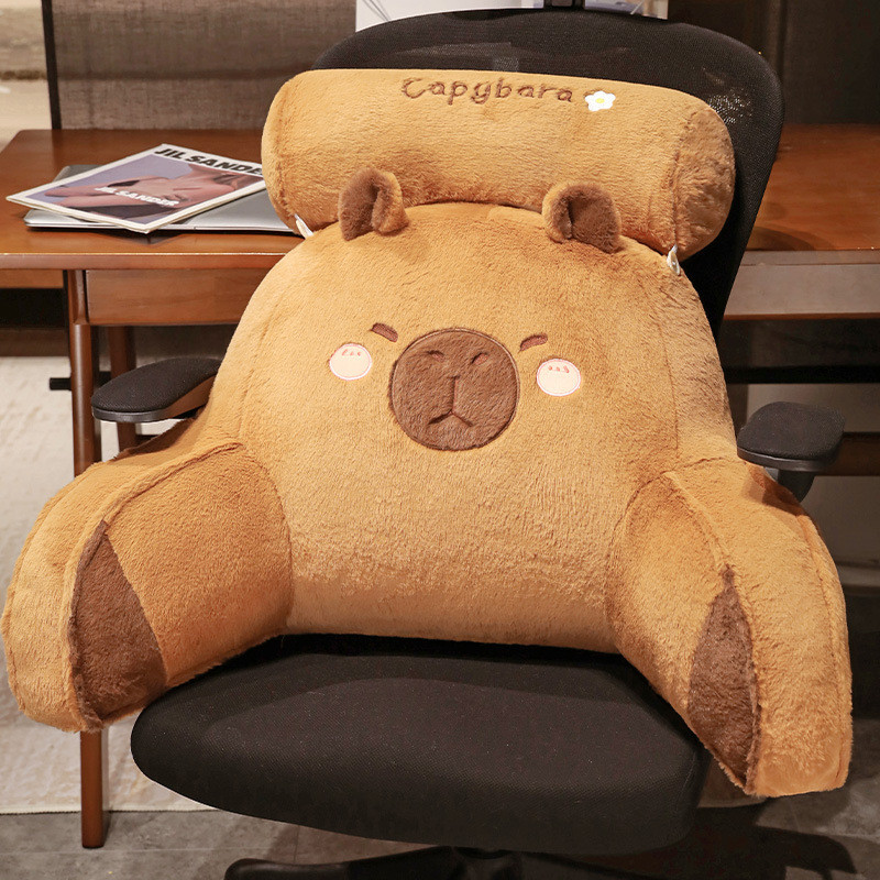 Capybara Gối Sang Trọng, Bảo Vệ Cổ/Eo, Tựa Lưng/Đệm Ngủ, Tựa Đầu Giường, Hỗ Trợ Lưng, Dùng Văn Phòng/Sofa/Giường