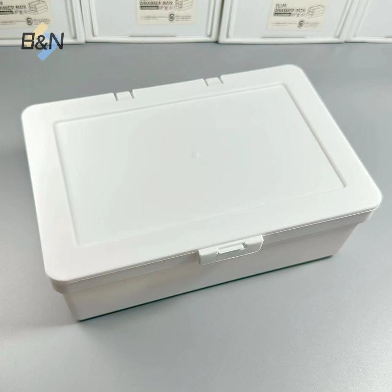 B & N Mới Trong Suốt Nhựa Hộp Bảo Quản Photocards Hộp Bảo Quản Thẻ Nhỏ Để Bàn Tổ Chức Hộp Phân Loại Văn Phòng Phẩm.