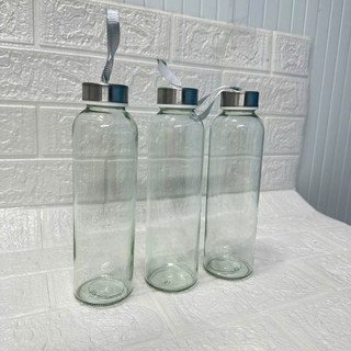 Chai thủy tinh đựng nước, bình thủy tinh đựng nước, chai đựng nước ép, detox 500ml