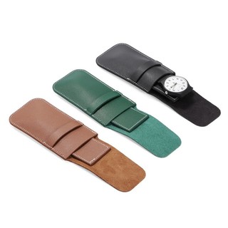 2 Chiếc Túi Da PU Đựng Đồng Hồ Chống Bụi, Phụ Kiện, Quà Tặng Flannelette, Đen Xám Nâu Xanh, Cho Trang Sức Bảo Quản, Quà Tặng Ngày Của Cha
