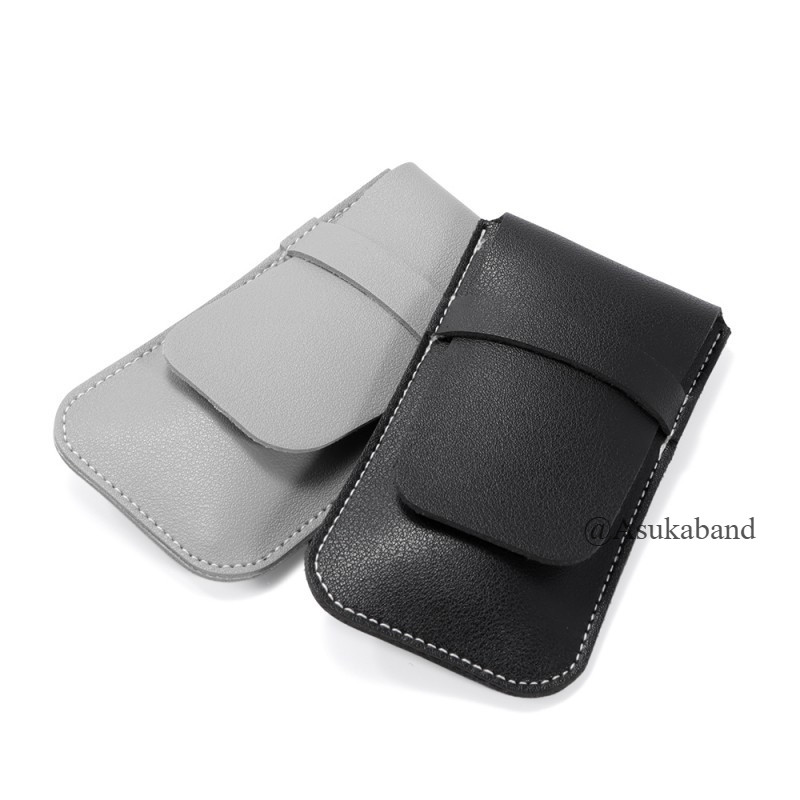 Túi đựng đồng hồ bằng da chống thấm nước Người tổ chức Phụ kiện đồng hồ Túi quà tặng chống bụi Flannelette Túi da PU Trang sức Đồng hồ Túi lưu trữ Ngày của Cha Đen Xám Nâu Xanh