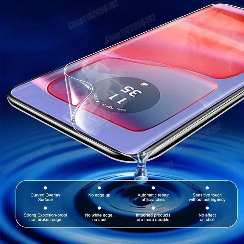 Meizu21 21Pro 20Pro 18sPro 18Pro 3 Cái 5000D HD Trong Suốt Mờ Mờ Mềm Hydrogel Cho Meizu 20 Classic 21 18s 18 Pro Note 18x Chống Vân Tay Bảo Vệ Màn Hình Điện Thoại