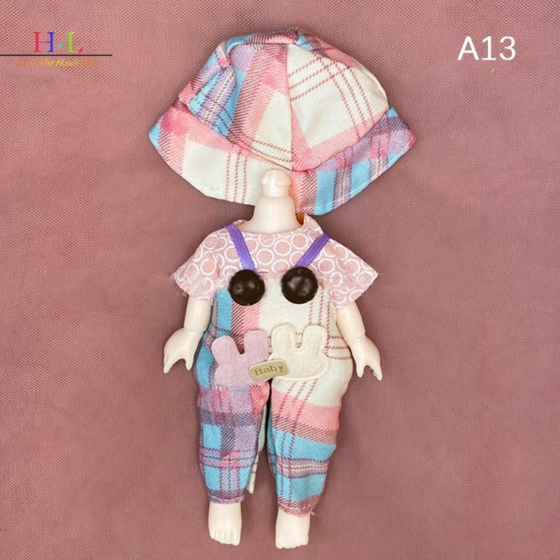 HL 1 Bộ Quần Áo Cho Búp Bê 16-17cm Bộ Đồ Thời Trang 1 / 12 hoặc 1 / 8 Váy Váy Búp Bê 6 Inch LMWU