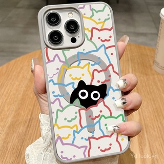 Ốp lưng trong suốt chống sốc phong cách Hàn Quốc hình mèo cho iPhone 14 Pro 13 12 Pro Max 11 16 15 Pro Max 14 13 Pro 12 Pro 11 Pro 16 Pro 15 14 Plus 13 Pro Max 12 11 Pro Max, chống bụi, chống nước, chống va đập