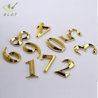 [ELOY] 1 Chiều Cao 5cm Vàng Nhà Miếng Dán Địa Chỉ Cửa Nhãn Vàng Ngôi Nhà Hiện Đại Số VN