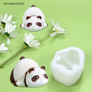 Airspecutin Dễ Thương Gấu Trúc Sữa Pudding Khuôn Silicon Hoạt Hình Dễ Thương Bánh Thạch Khuôn Trang Trí Bánh Nướng Bánh Dụng Cụ Làm Bánh Dụng Cụ Món Tráng Miệng EN