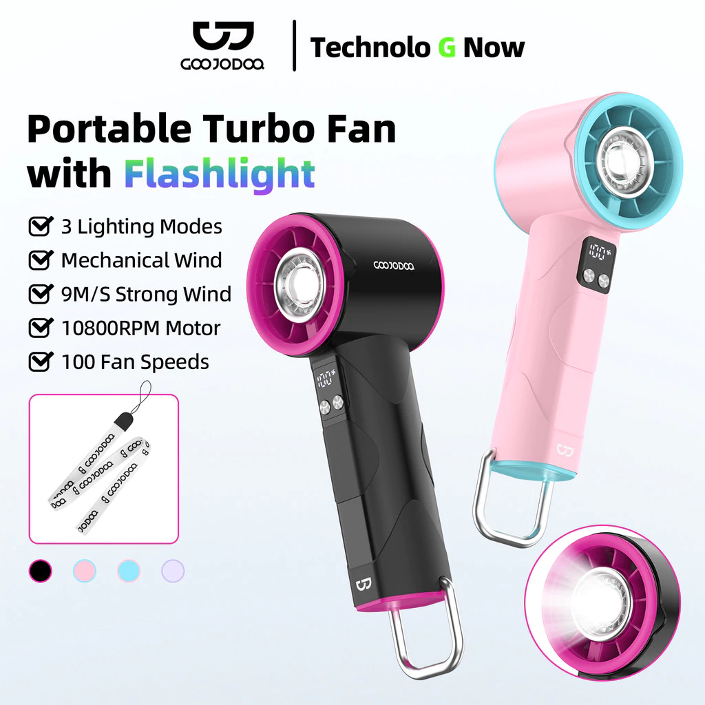 Quạt turbo Goojodoq 4000mAh - tổng quan sản phẩm