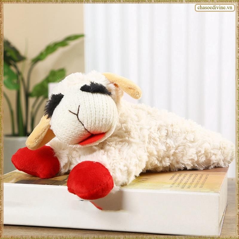[K O G X] Thú cưng búp bê sang trọng, Thắt lưng âm thanh đồ chơi, Búp bê cừu Alpaca Đồ chơi sang trọng