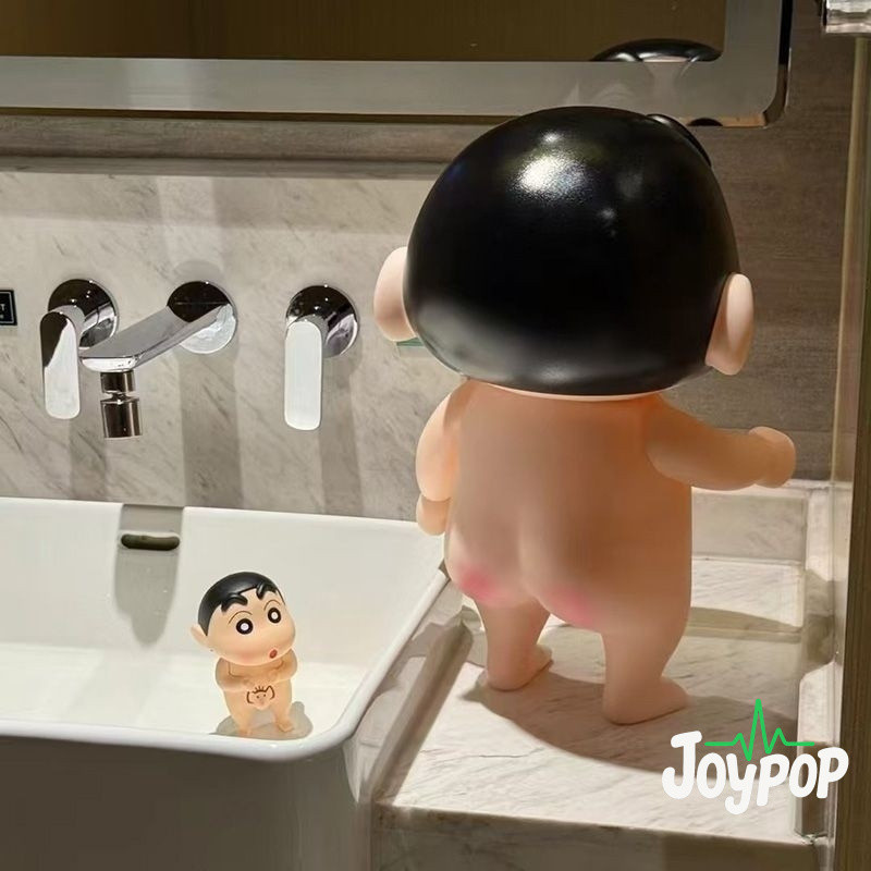 Đồ trang trí Shin-Chan Đồ trang trí Shin-Chan Nohara Shinnosuke Model Bath Vinyl Elephant Doll Gift- * & &