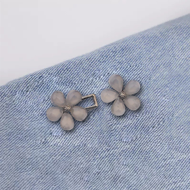 Cặp khóa thắt lưng có thể tháo rời, không cần đinh, không đường may, quần jean nút thu vào eo, phụ kiện thu vào eo