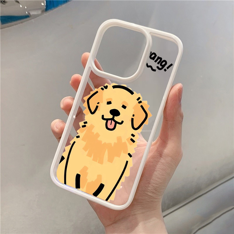 Dành Cho Samsung A56 A35 A15 A05S A54 A06 A26 A36 A55 A16 A12 A52 A34 5G A32 Phim Hoạt Hình Dễ Thương Chó Trong Suốt Silicon Chống Sốc