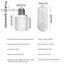 Điều khiển từ xa không dây E27, giá đỡ, ổ cắm 8M cho bóng đèn LED AC180-250V [Mới]
