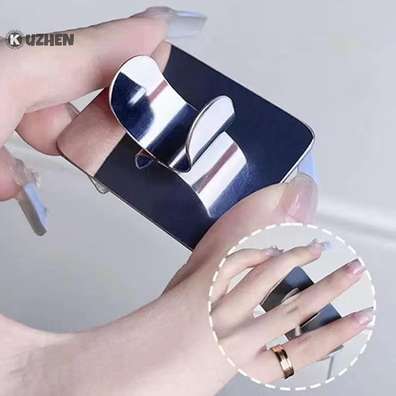 Kuzhen Kem Nền Trang Điểm Bàn Chải Trộn Bảng Thép Không Gỉ Kem Nền Môi Phấn Mắt Trộn Bảng Với Thìa Dụng Cụ Trang Điểm HOT