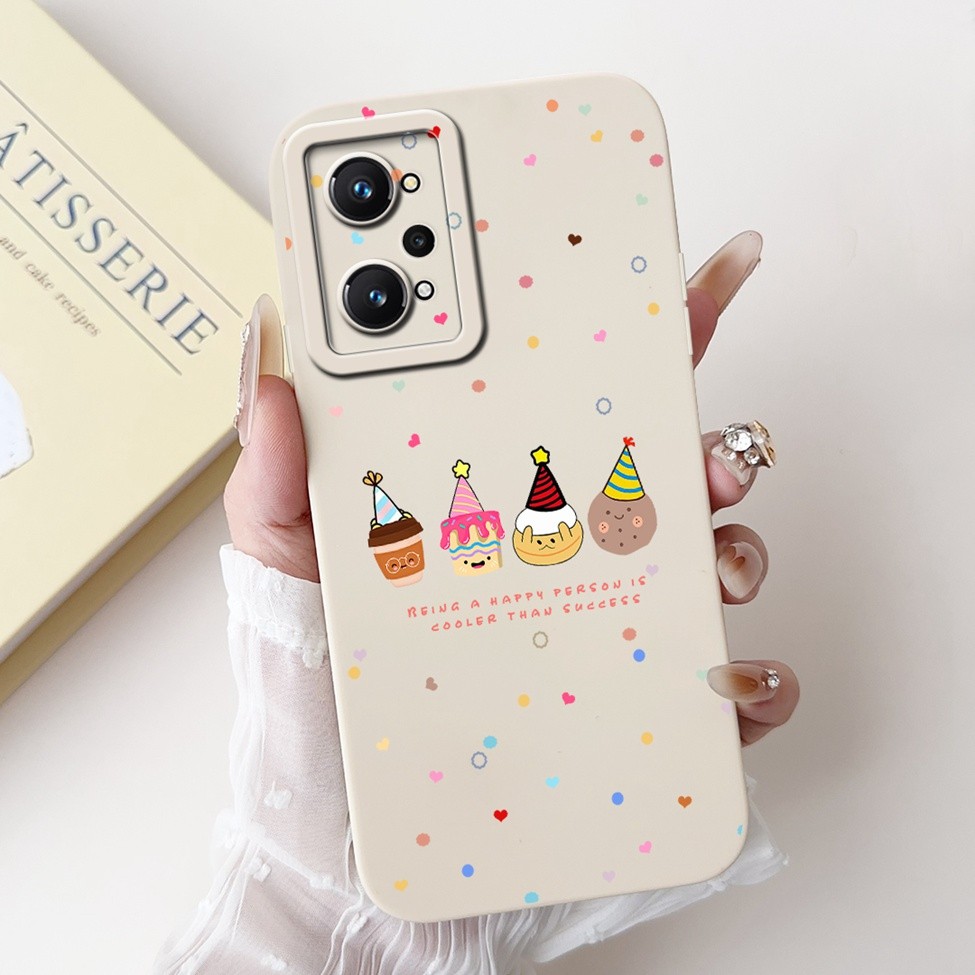 Dành Cho Realme GT Neo2 Ốp Lưng RMX3370 Mèo Gấu Trúc Dễ Thương Thời Trang Silicon Ốp Lưng Cho Realme GT Neo 2 Ốp lưng Chống Sốc