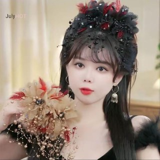 Julyhot Thời Trang Thanh Lịch Hoa Ngọc Trai sel Kẹp Nữ Mũ Phụ Kiện Tóc Trang Trí Massivedeals